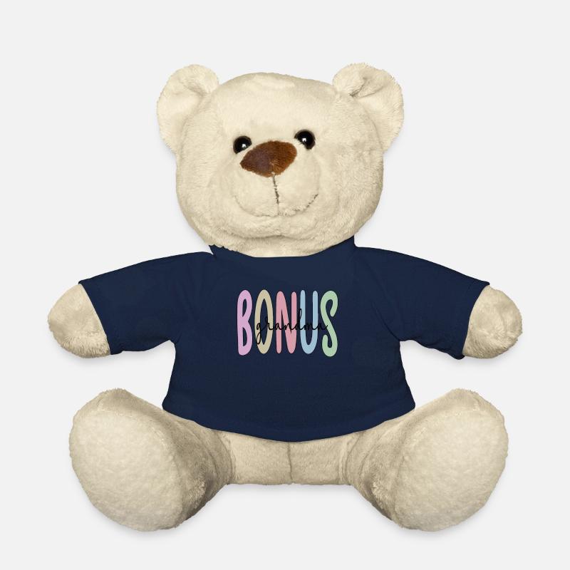 Stolze Bonus-Oma Geschenk Beste Stiefgroßmutter - Teddy - French Navy