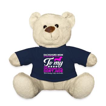 Dackel Dackel Dackel Mama Dackel Haustier - Teddy - French Navy - Vorne