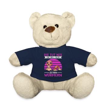 Die Tut Nix Die Will Nur Zu Den Würmern - Teddy - French Navy - Vorne