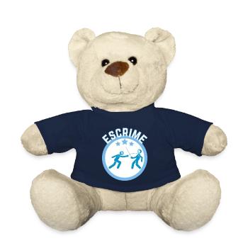 Match escrime - Nounours - bleu marine - Devant