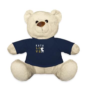 Kata Liebe - Karate Geschenkidee - Teddy - French Navy - Vorne