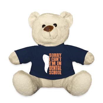 Funny Sorry I Can't I'm In Dental School Present - Teddy - French Navy - Vorne