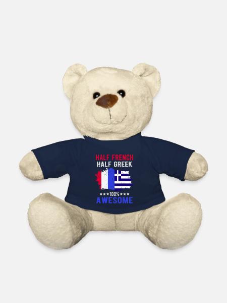 Moitié Français moitié grec - Nounours - bleu marine