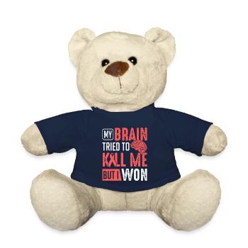 Mein Gehirn versuchte, mich zu töten, ich gewann Schlaganfall Survivor - Teddy - French Navy - Vorne