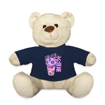 Bubble Tee Pastell Goth Baphomet - Kawaii Bubble - Teddy - French Navy - Vorne