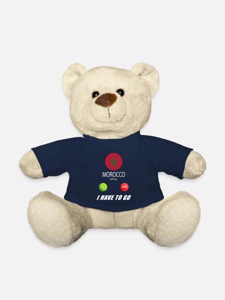 Le Maroc qualifie de slogan les drapeaux lusiger - Nounours - bleu marine