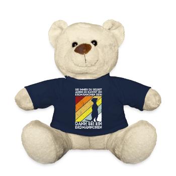 Sei immer du selbst, außer du kannst ein Erdmännch - Teddy - French Navy - Vorne