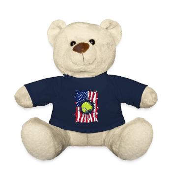 Tennis USA Drapeau - Nounours - bleu marine - Devant