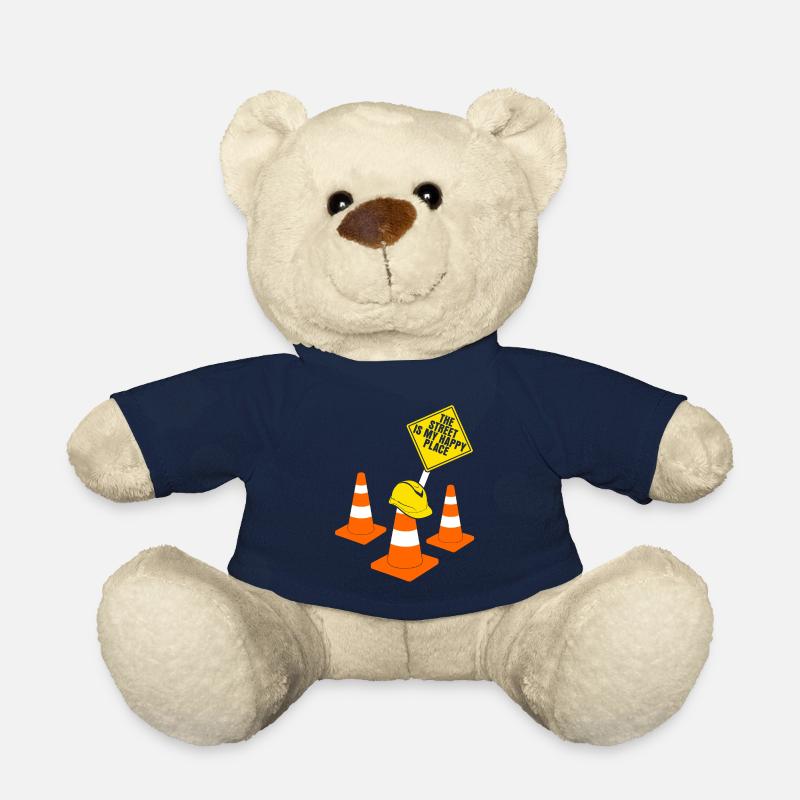 Straßenbau Straßenbauer Straßenwärter - Teddy - French Navy