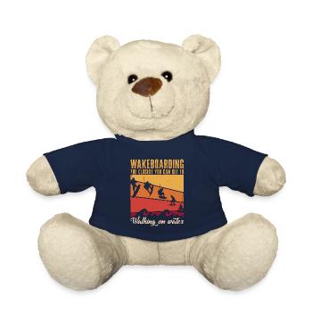 Wakeboard WakeboardIng Wakeboarder Cadeau - Nounours - bleu marine - Devant