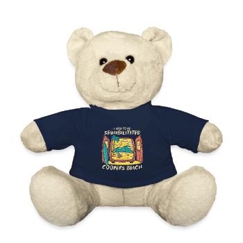 I Need To Be Seahabilitated Coopers Beach Summer - Teddy Bear - french navy - Front