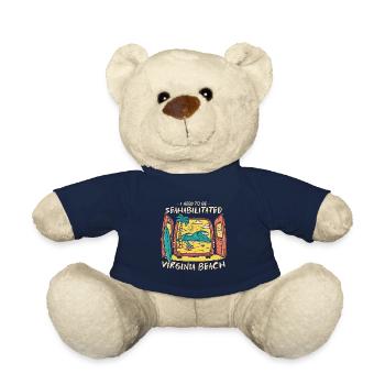 I Need To Be Seahabilitated Virginia Beach Summer - Teddy Bear - french navy - Front