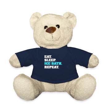Ice bath - Teddy Bear - french navy - Front