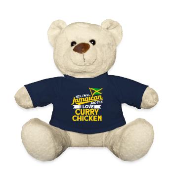 Jamaïque Jamaican Pride Drapeau jamaïcain - Nounours - bleu marine - Devant