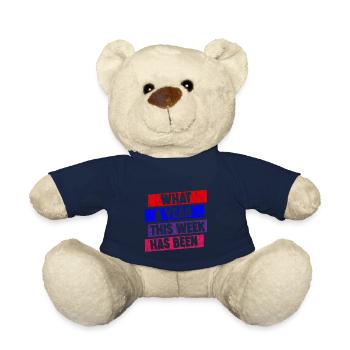 Quelle année cette semaine a été 3 - Nounours - bleu marine - Devant