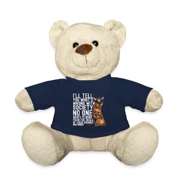 Chat viking - Nounours - bleu marine - Devant