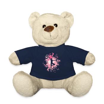Dancing Basic Color Splash - Teddy Bear - french navy - Front