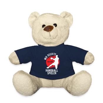 Mir reichts ich geh Handball spielen Jungen Kinder - Teddy - French Navy - Vorne
