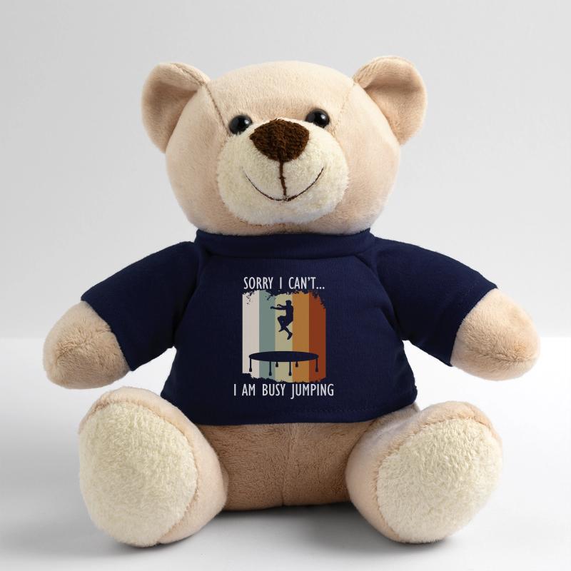 Beschäftigter Trampolin-Spring-Trampolinist Teddy