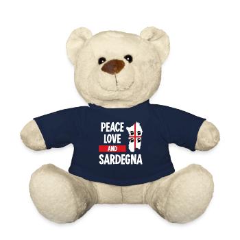Sardegna Sardinia Flag Sardinia - Teddy Bear - french navy - Front