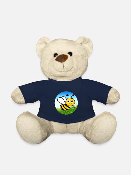 Abeille - Nounours - bleu marine