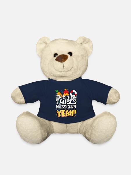 Ich bin ein taubes Nüsschen Yeah Spruch Fernsehen - Teddy - French Navy