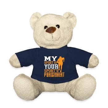 My Sport Is Your Sport's Punishment 3 - Teddy Bear - french navy - Front