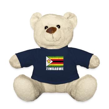 Zimbabwe Flag Grunge Zimbabwe Flag - Nounours - bleu marine - Devant