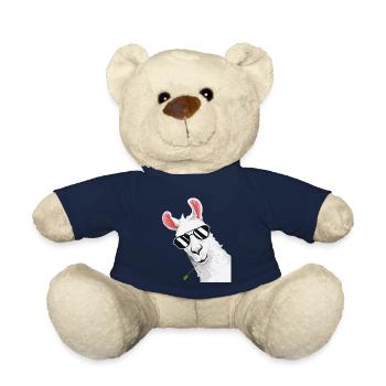 Alpaga Lama Camel Lover Llama Dictons - Nounours - bleu marine - Devant