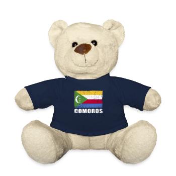 Komoren Flagge Grunge Komoren Fahne - Teddy - French Navy - Vorne
