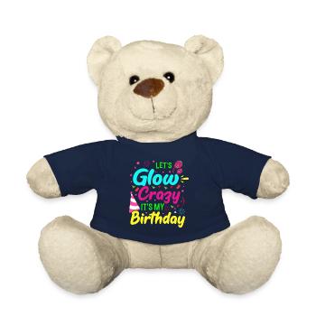 Let's shine crazy, it's my - Teddy Bear - french navy - Front