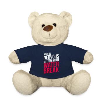 Pregnancy Funny Announcement Reveal - Teddy Bear - french navy - Front