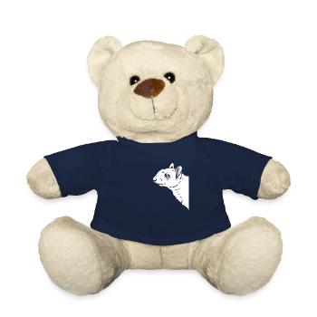 Squirrel Funny Squirrel Lover - Teddy Bear - french navy - Front