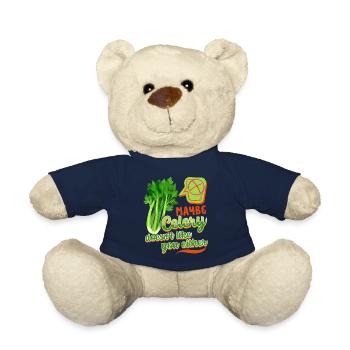 Sellerie, lustiger Spruch, Celery-Doesn't-Like-You - Teddy - French Navy - Vorne