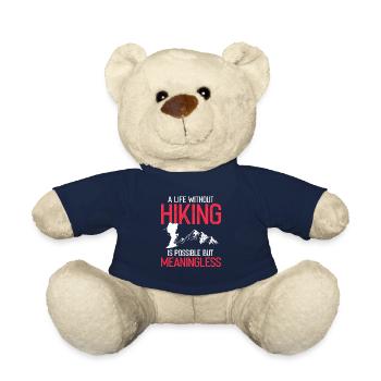 La vie sans randonnée est possible mais dénuée de sens - Nounours - bleu marine - Devant