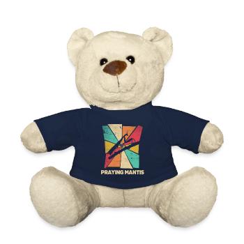 Praying Mantis Insect Bug Collector Silhouette - Teddy - French Navy - Vorne