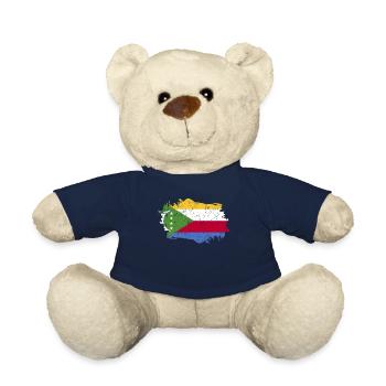 Komoren Flagge Grunge Komoren Fahne - Teddy - French Navy - Vorne