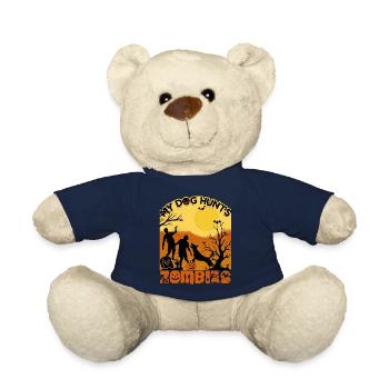 Happy Halloween Grusel Monster Spuk Horror Schreck - Teddy - French Navy - Vorne
