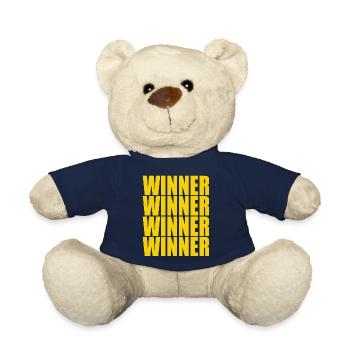 Meilleure vente winner winner winner - Nounours - bleu marine - Devant