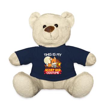 This Is My Scary Dad Costume Funny Halloween - Teddy Bear - french navy - Front