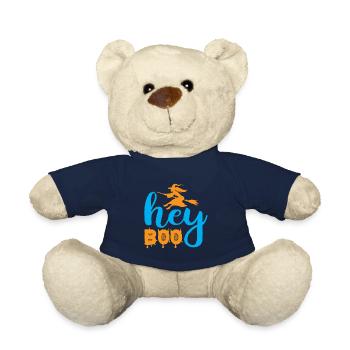 Hey boo - Halloween-Humor - Teddy - French Navy - Vorne