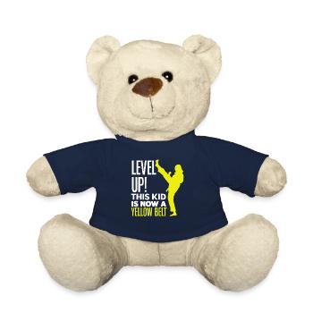 Karate Yellow Belt Child - Teddy Bear - french navy - Front