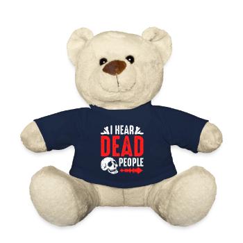 I Hear Dead People Paranormal Investigator - Teddy Bear - french navy - Front