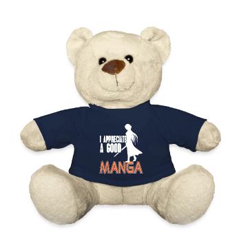 I Appreciate A Good Manga Cool Manga Lover - Teddy - French Navy - Vorne