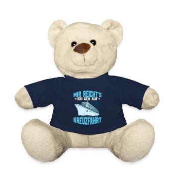 It's enough for me I go on cruise holiday ship - Teddy Bear - french navy - Front