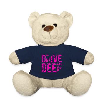 Lowered Tuning Car - Teddy Bear - french navy - Front
