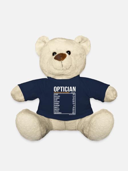 Opticien Valeurs quotidiennes Drôle Opticien - Nounours - bleu marine