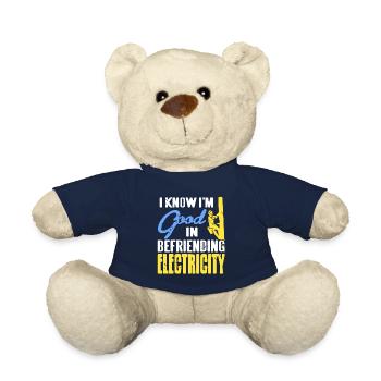 I Know I'm Good In Befriending Electricity Funny - Teddy - French Navy - Vorne