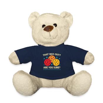 That Was Out? Are You sure? - Teddy Bear - french navy - Front