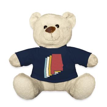 US-Bundesstaat - Vintage Karte Alabama - Teddy - French Navy - Vorne